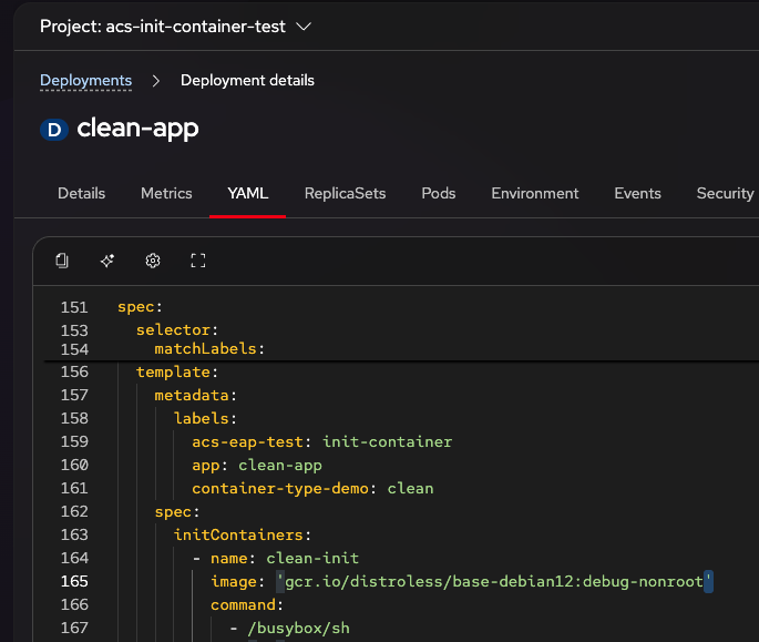 Clean deployment definition